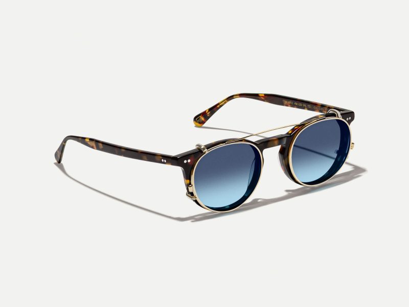 Moscot Frankie clip 48 Denim Blue