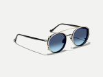 Moscot Zev clip 49 Denim Blue