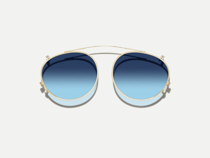 Moscot Frankie clip 51 Denim Blue