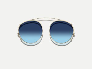 Moscot Zev clip 49 Denim Blue