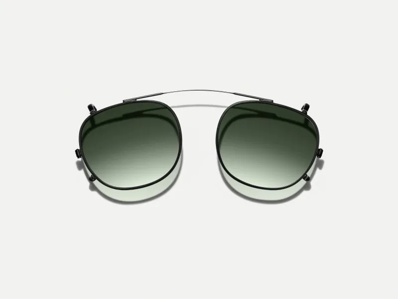 Moscot Cliptosh 52 G-15 Fade (Matte Black)