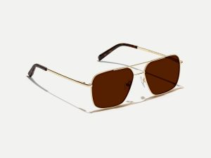 Moscot Shtarker 57 Gold (Sun)