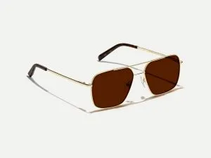 Moscot Shtarker 57 Gold (Sun)