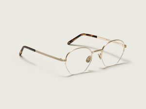 Moscot Plotz 49 Gold with G-15 Lens