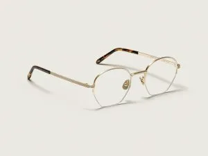 Moscot Plotz Sun 49 Gold with G-15 Lens