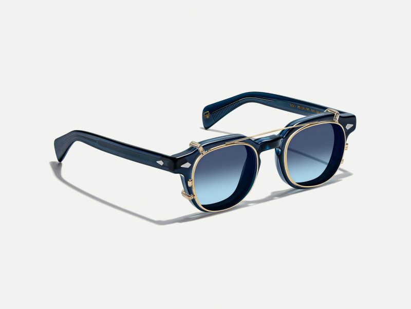 Moscot Dolt clip 49 Denim Blue