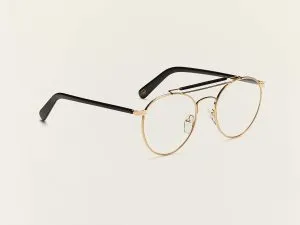 Moscot Lazer 52 Gold/Matte Black