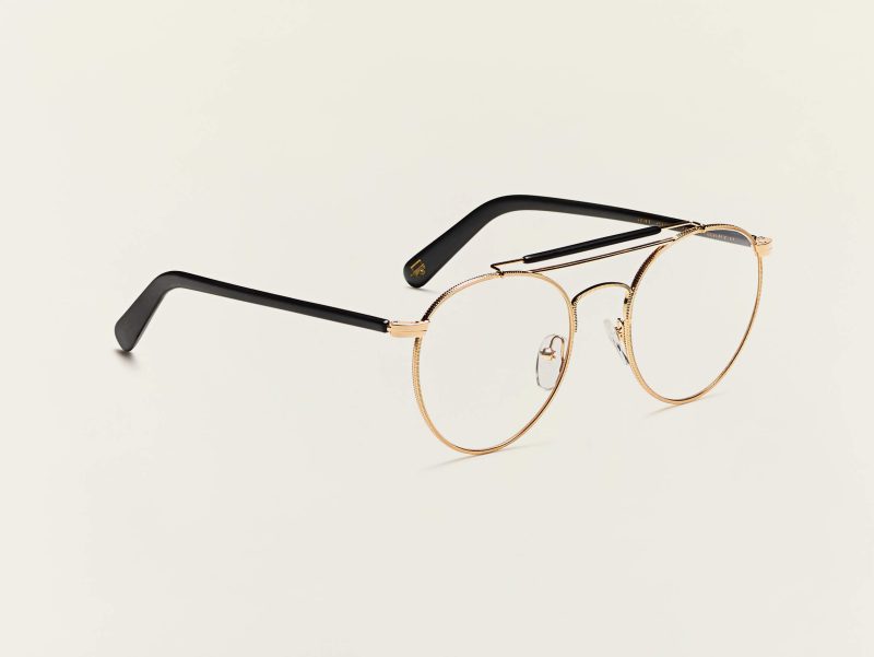 Moscot Lazer 52 Gold/Matte Black