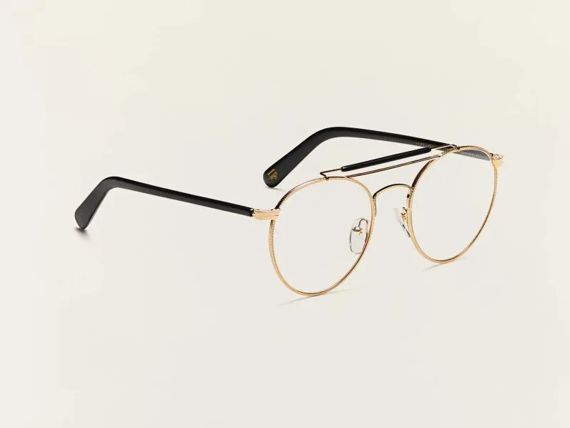 Moscot Lazer 52 Gold/Matte Black Moscot Lazer 52 Gold/Matte Black