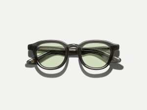 Moscot Dahven with green+ 47 Grey