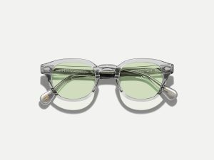 Moscot Lemtosh with green+ 46 Light Grey