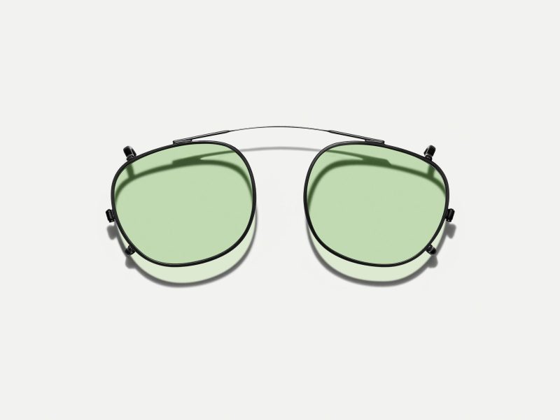 Moscot Cliptosh 52 Limelight (Matte Black)