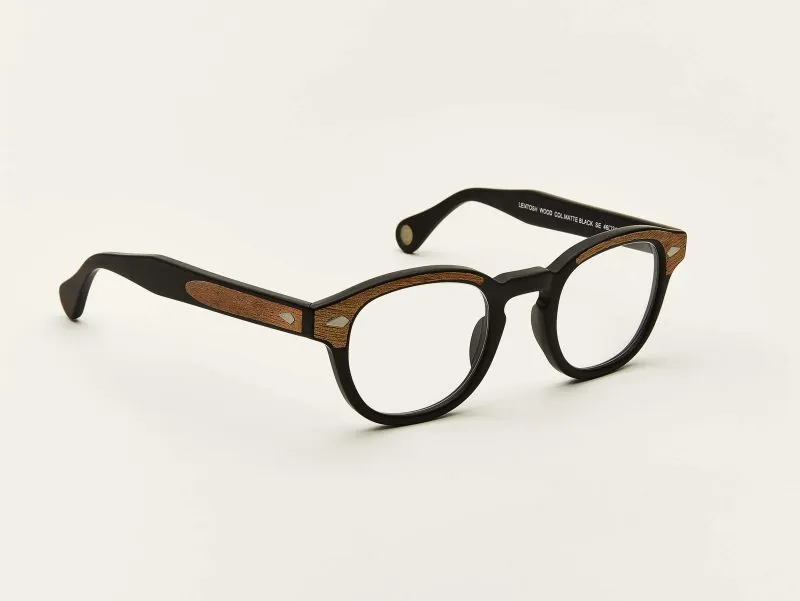 Moscot Lemtosh 44 Matte Black/Wood