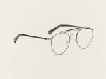 Moscot Lazer 49 Matte Silver/Dark Grey