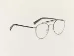 Moscot Lazer 49 Matte Silver/Dark Grey