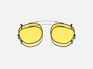Moscot Cliptosh 44 Mellow Yellow (Matte Black)