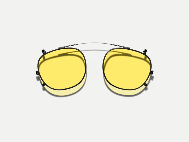 Moscot Cliptosh 46 Mellow Yellow (Matte Black)