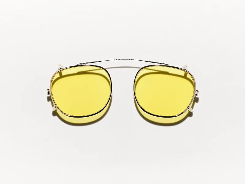 Moscot Cliptosh 49 Mellow Yellow (Matte Black)