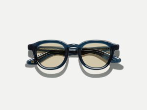 Moscot Dahven with amber+ 44 Navy