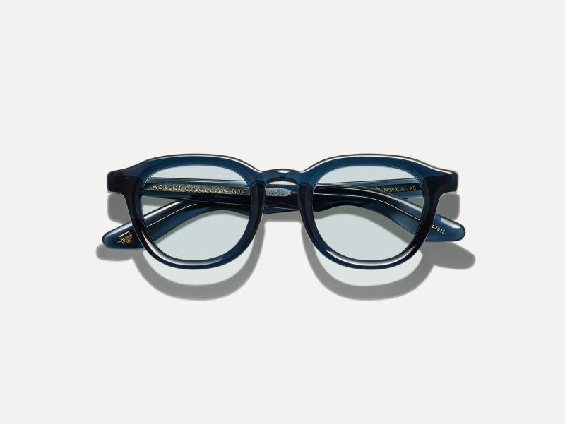 Moscot Dahven with blue+ 47 Navy