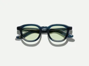 Moscot Dahven with green+ 47 Navy