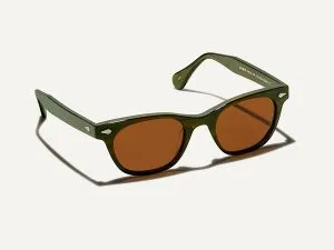 Moscot Balebus 47 Olive Bark