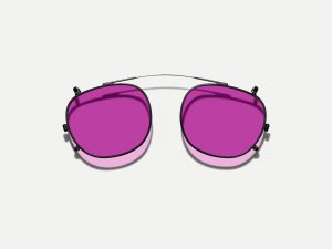 Moscot Cliptosh 44 Purple Nurple (Matte Black)