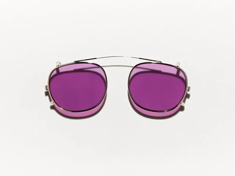 Moscot Cliptosh 46 Purple Nurple (Matte Black)