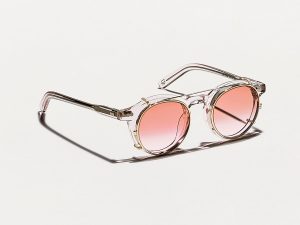 Moscot Clipzen 44 Root Beer Fade