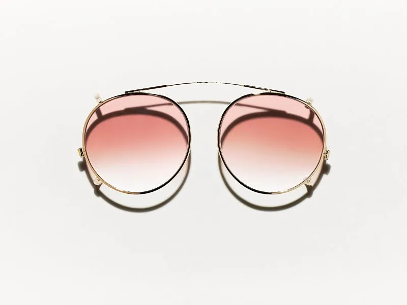 Moscot Cliptosh 46 Root Beer Fade
