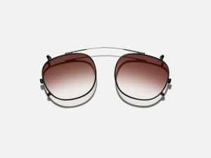 Moscot Cliptosh 52 Root Beer Fade (Matte Black)