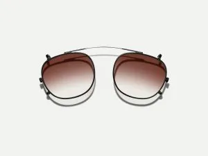 Moscot Cliptosh 52 Root Beer Fade (Matte Black)