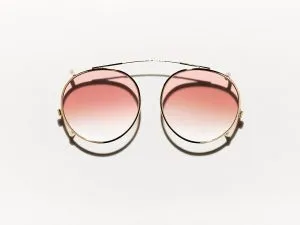 Moscot Clipzen 44 Root Beer Fade