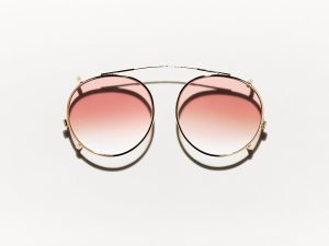 Moscot Clipzen 46 Root Beer Fade