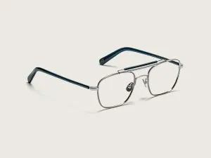 Moscot Gafilta Sun 54 Silver/Navy