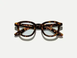 Moscot Dahven with blue+ 47 Tortoise