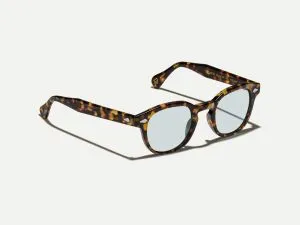 Moscot Lemtosh with blue+ 44 Tortoise