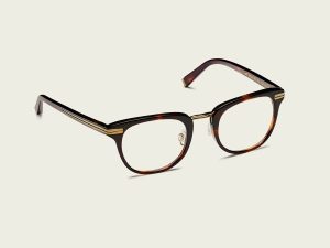 Moscot Stevie 45 Tortoise/Antique Gold