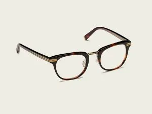 Moscot Stevie 45 Tortoise/Antique Gold