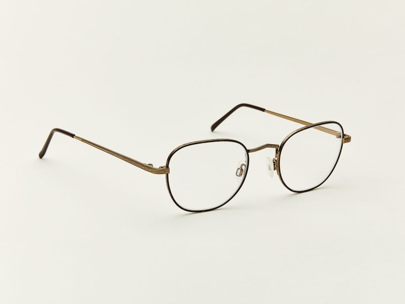 Moscot Kibits 51 Tortoise/Antique Gold