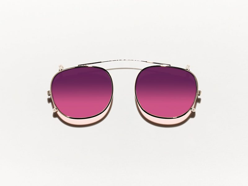 Moscot Cliptosh 46 Westside Sunset (Matte Black)