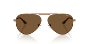 Armani Exchange AX2060S 611473 แว่นกันแดดนักบิน Matte Rose Gold เลนส์น้ำตาล