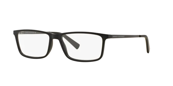 Armani Exchange AX3027F 8078 close-up ด้านหน้า ฉีดดำด้าน