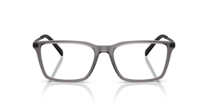Armani Exchange AX3077 8239 แว่นสายตาเทาโปร่งใสประกาย ขาโลหะดำด้าน ผู้ชาย