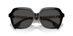 Burberry Sun BE4389F 300187 Black Dark Grey Burberry BE4389F 300187 close-up ด้านหน้า
