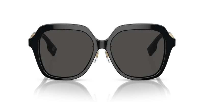 Burberry Sun BE4389F 300187 Black Dark Grey Burberry BE4389F 300187 ด้านหน้า