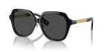 Burberry Sun BE4389F 300187 Black Dark Grey Burberry BE4389F 300187 มุมเอียง 3/4