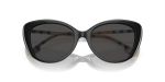 Burberry Sun BE4407F 385387 Black Dark Grey Burberry BE4407F 385387 close-up ด้านหน้า