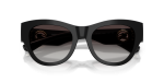 Burberry Sun BE4491F 30018G Black Grey Gradient Burberry BE4491F 30018G close-up ด้านหน้า