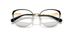 แว่นสายตา Emporio Armani EA1150 3014 ทองซีดประกาย/ดำ ภาพปิดชัด